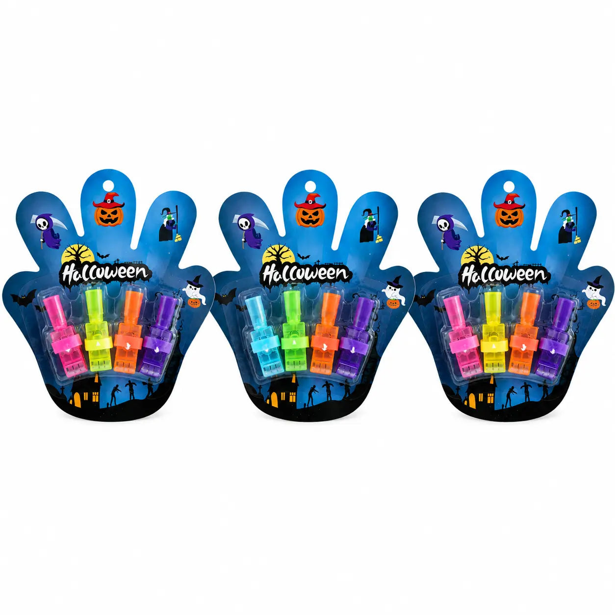 LED Light-Up Finger Projector Rings Party Favors
